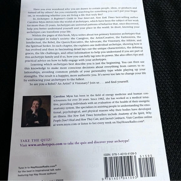 CAROLINE MYSS Archetype Cards 80 Card Set w/Guide Booklet.
Bonus: Archetype Book - Picture 6 of 7